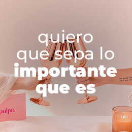 Quiero que sepa lo importante que es