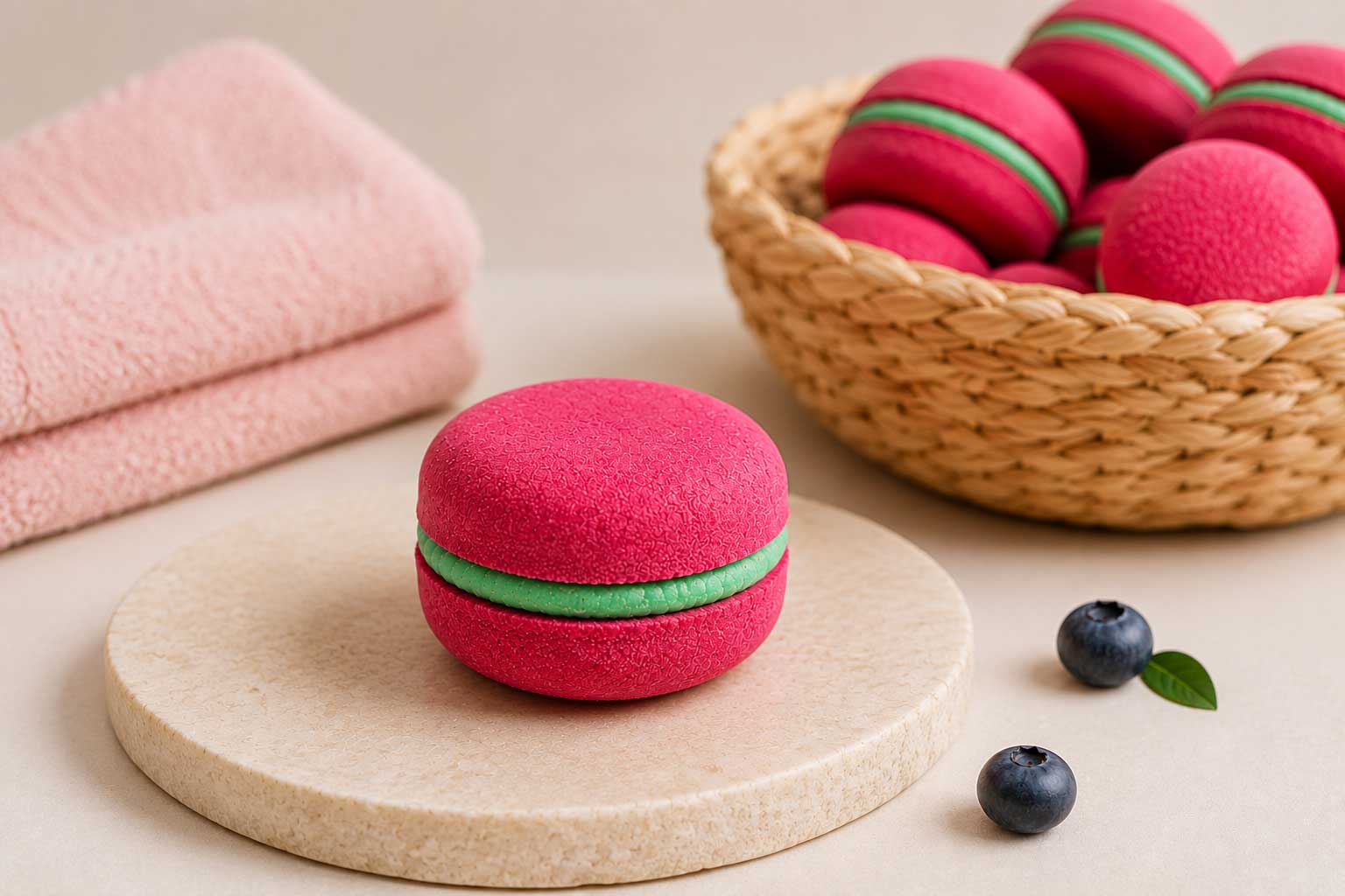 Macabomb de baño de arándanos