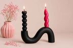 Portavelas de cemento “Broken but Iconic”