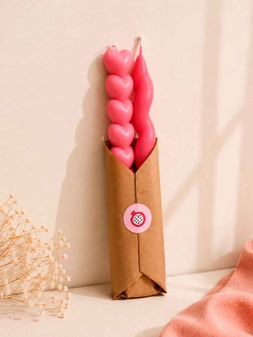 Pack 2 velas formas Love & Drama - Pulpa