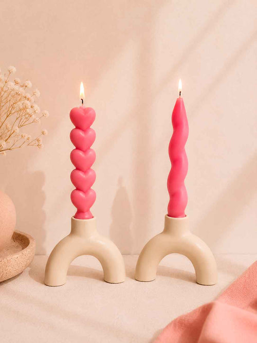Pack 2 velas formas Love & Drama - Pulpa
